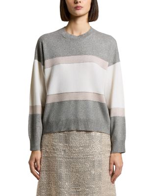 Wool Silk & Cashmere Crewneck Sweater