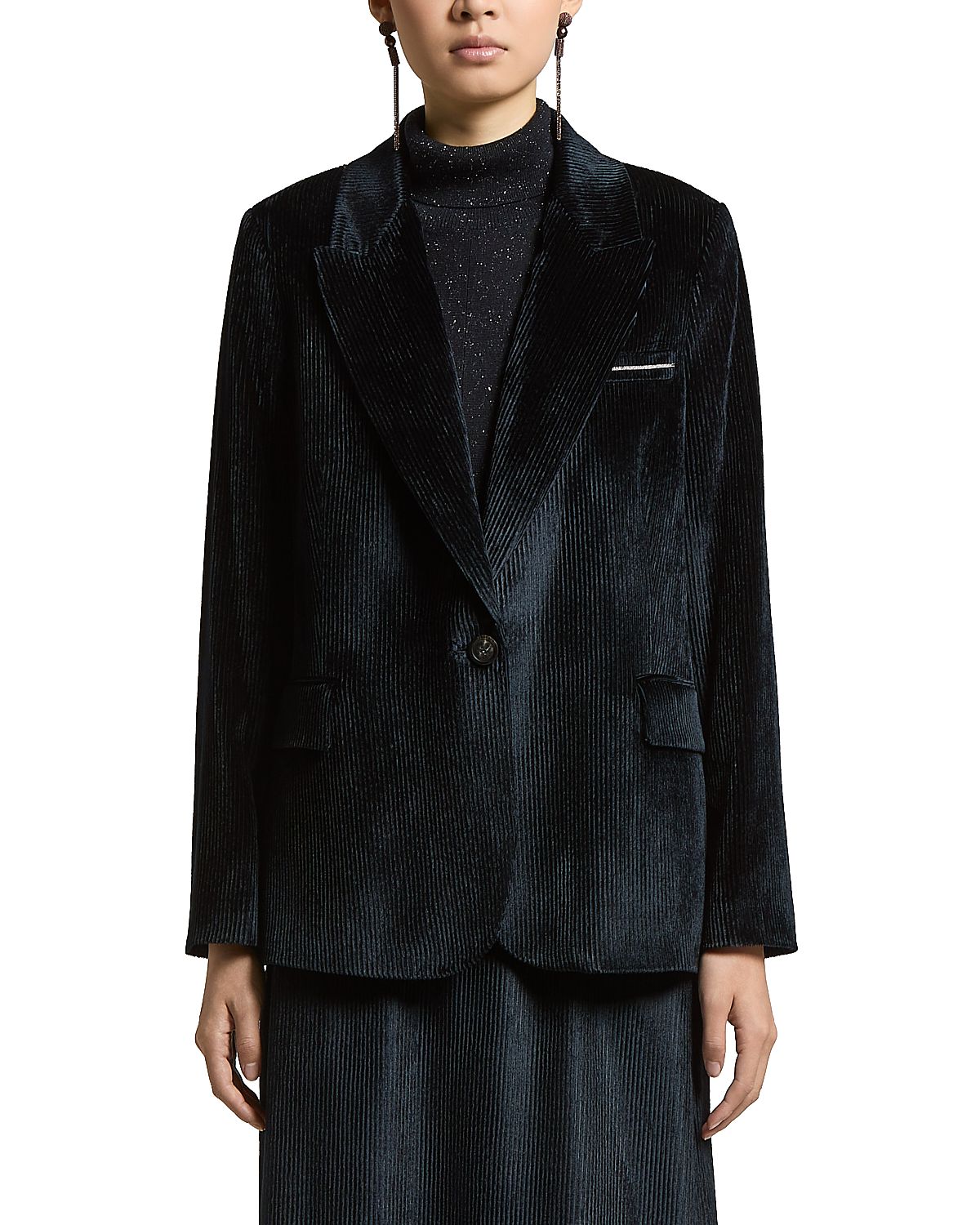 Peserico Woman Single Breast Blazer Jacket