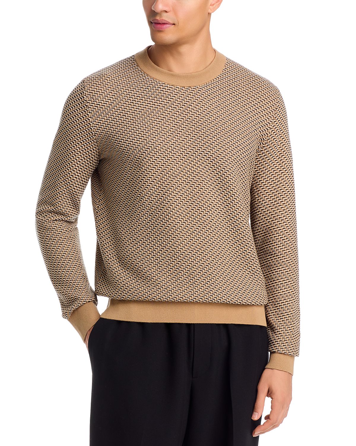 Boss H-Lofranco Cotton Crewneck Sweater