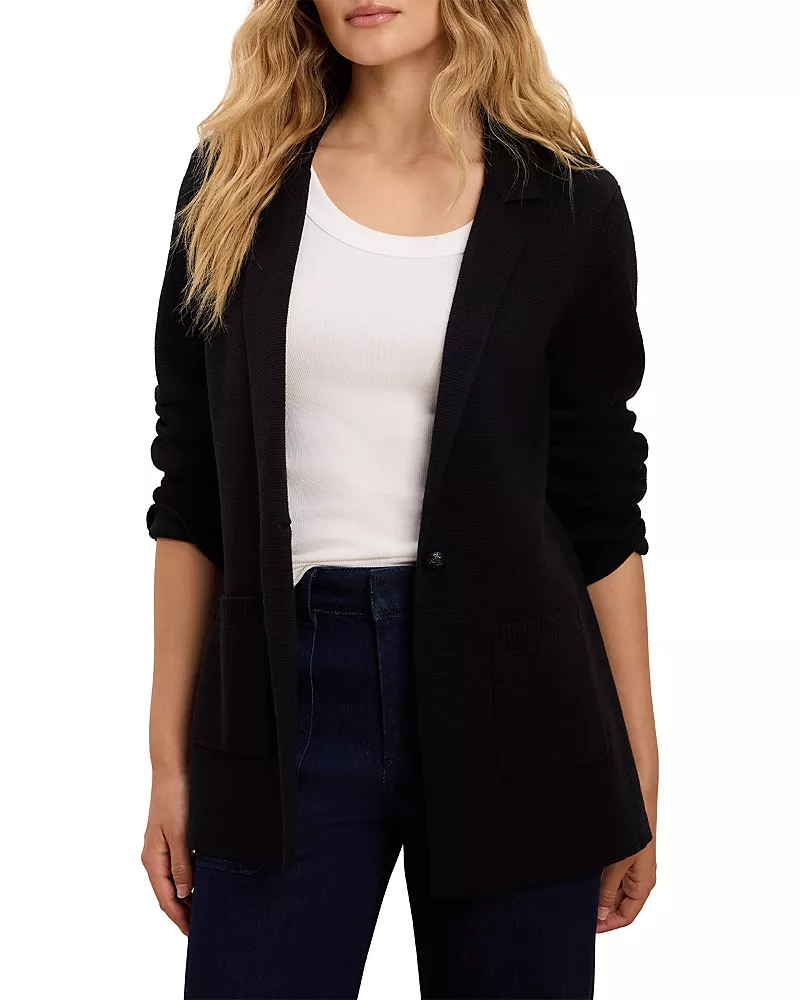 Nic+Zoe Elegant Knit Open Front Blazer