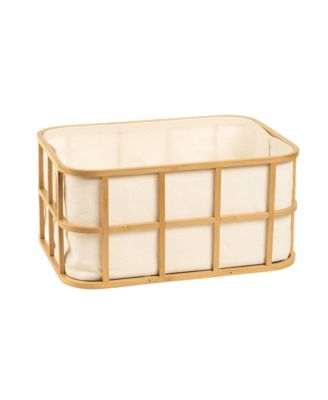  Dali Bamboo Basket, 17" x 13" x 8"
