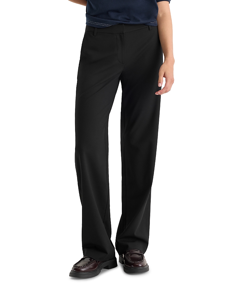 Good American Low Rise Straight Leg Pants