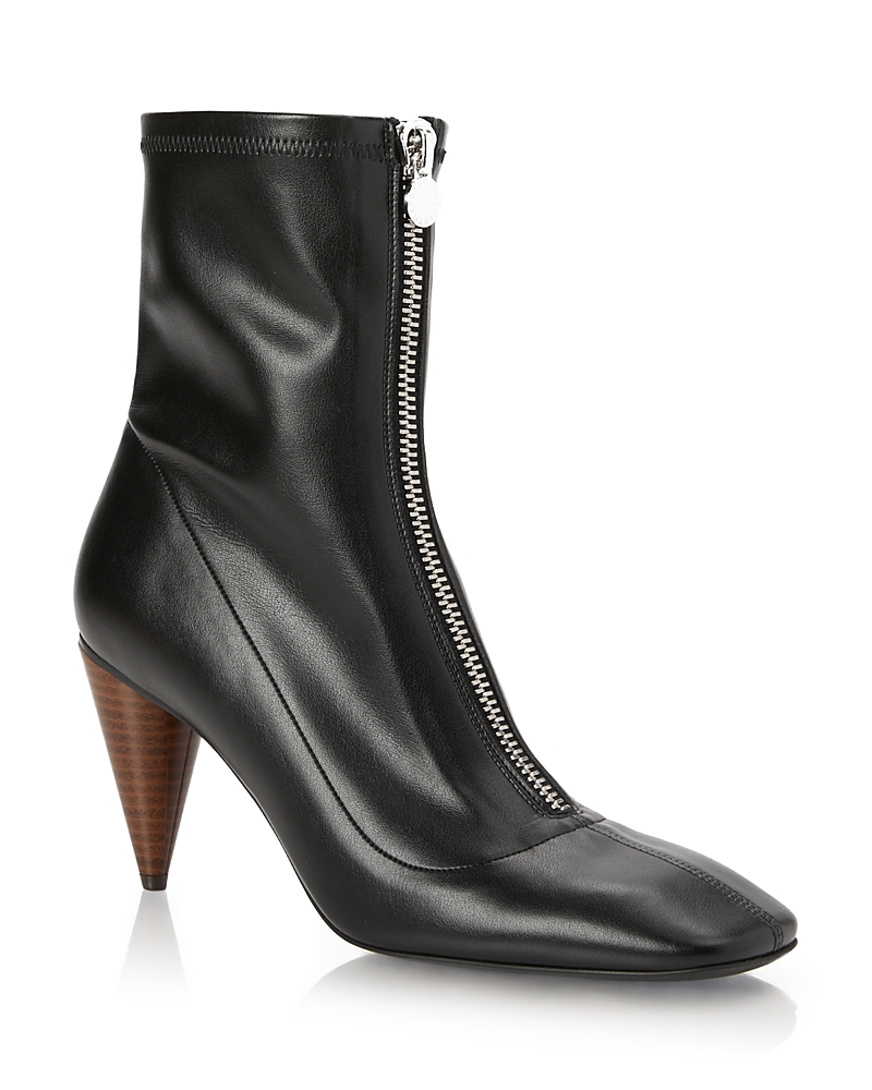 Stella McCartney Women's Zip Front Cone Heel Bootie