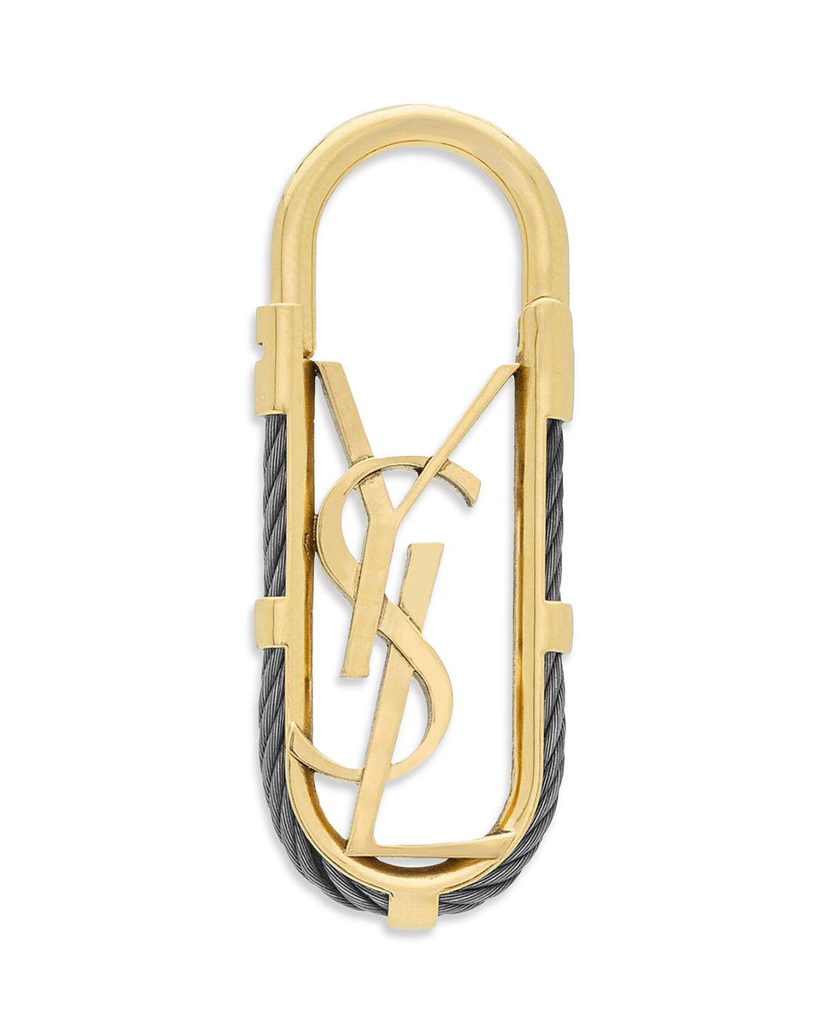 Saint Laurent Cassandre Cable Key Ring