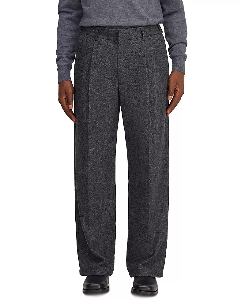 NN07 Kay Relaxed Fit 10073 Wool Blend Dress Pants