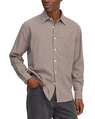 Deon Long Sleeve Button Front Flannel Shirt