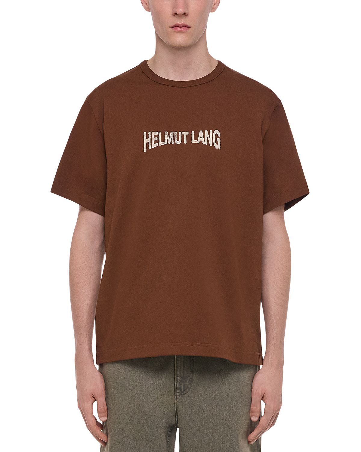 Helmut Lang Logo Crewneck T-Shirt
