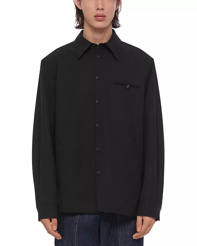 Helmut Lang Wool Shirt Jacket