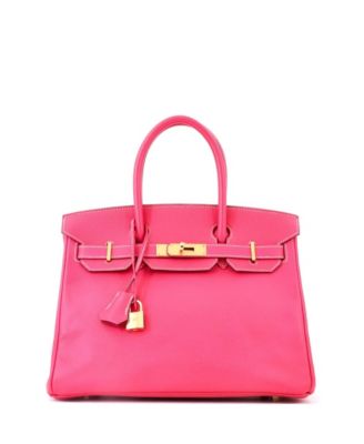 Birkin 30 Handbag Pink Epsom with Gold Hardware