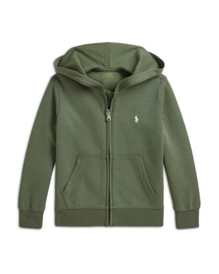 Polo Ralph Lauren Boys' Double Knit Full Zip Hoodie - Little Kid, Big Kid