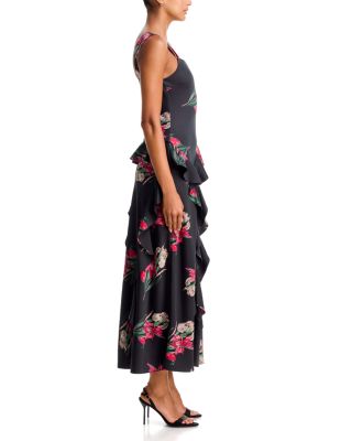 Iris Ruffle Sleeveless Maxi Dress - Exclusive - thumbnail 5
