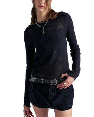 Free People Delilah Pointelle Top