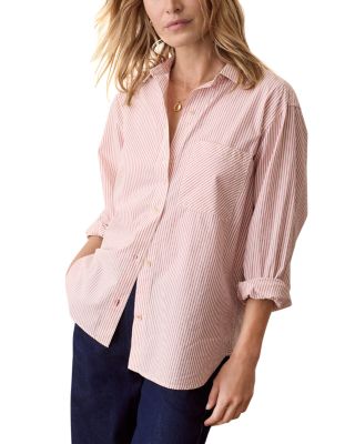 Marine Layer Jane Cotton Poplin Relaxed Shirt