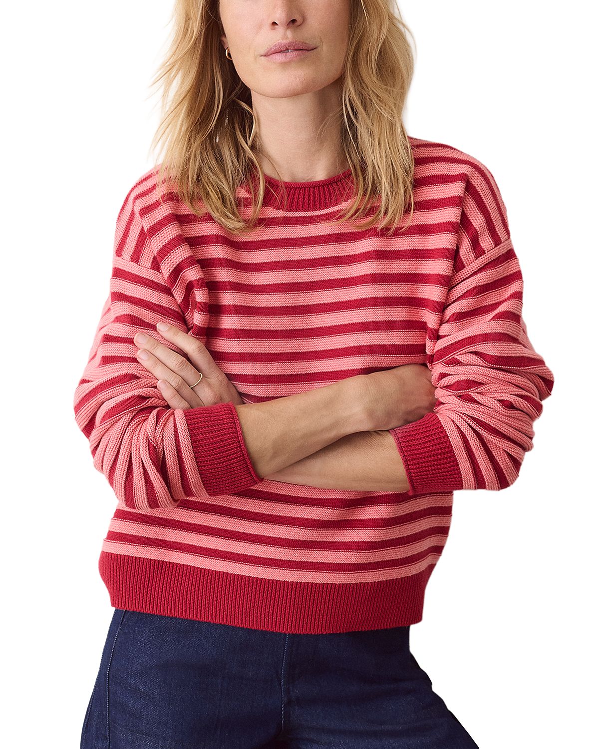 Marine Layer Juno Double Knit Long Sleeve Sweater