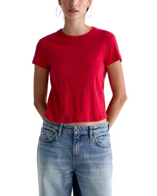 Sadie Crewneck Cropped Tee