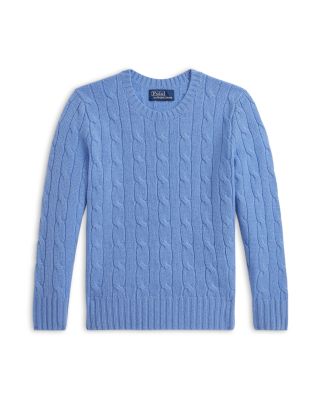 Boys' The Iconic Cable Knit Cashmere Sweater - Little Kid