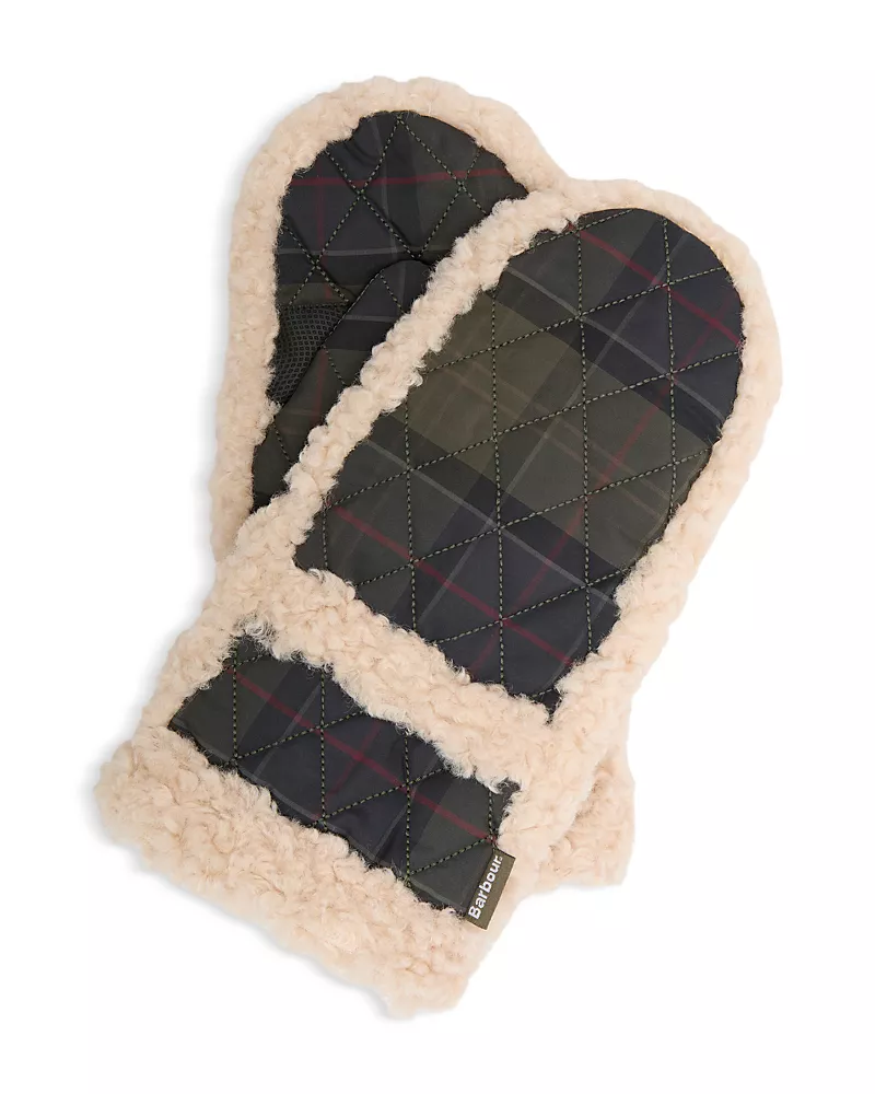 Barbour Marnie Tartan Waterproof Mittens