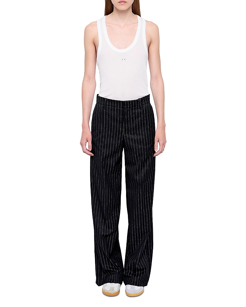 Zadig & Voltaire Panol Tailored Pinstripe Pants