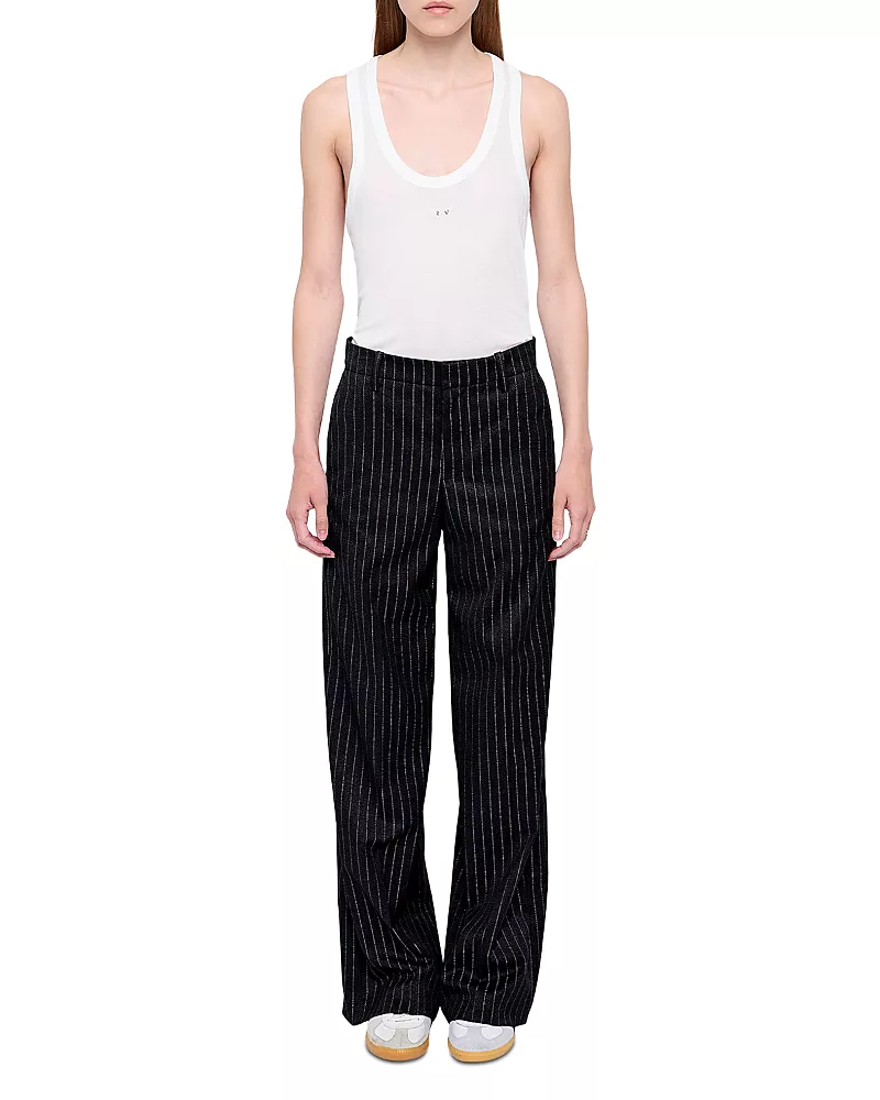 Zadig & Voltaire Panol Tailored Pinstripe Pants