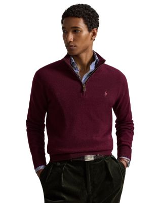 Quarter Zip Merino Wool Sweater