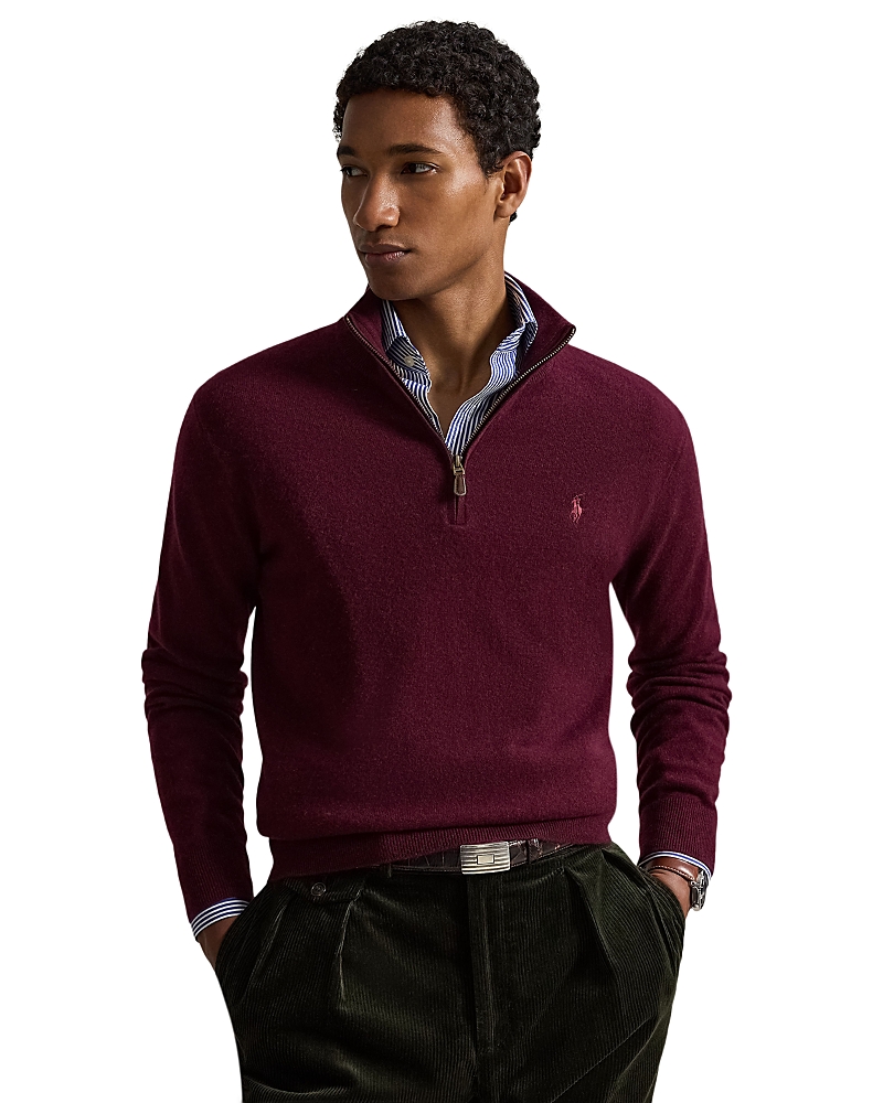 Polo Ralph Lauren Quarter Zip Merino Wool Sweater