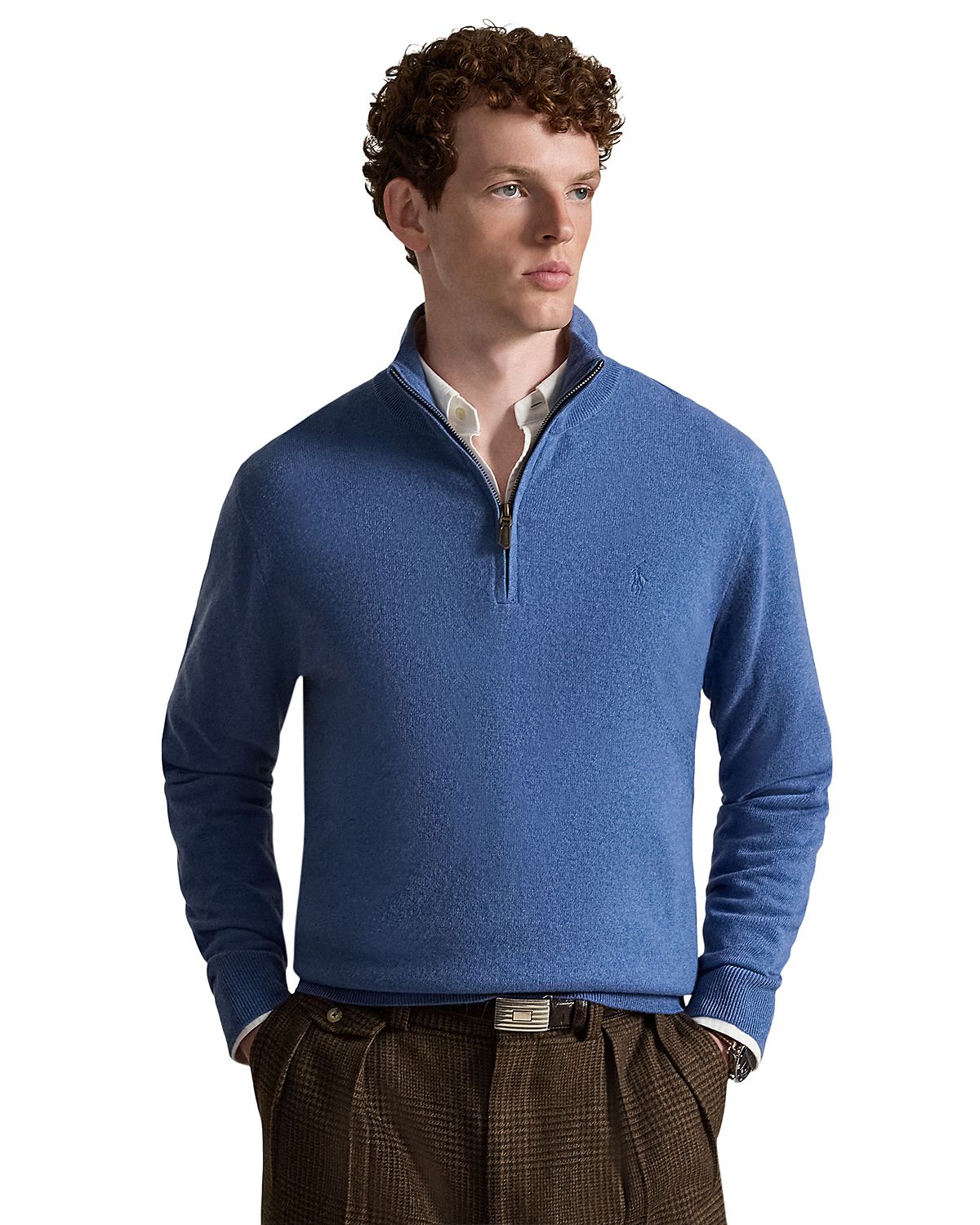 Polo Ralph Lauren Quarter Zip Merino Wool Sweater