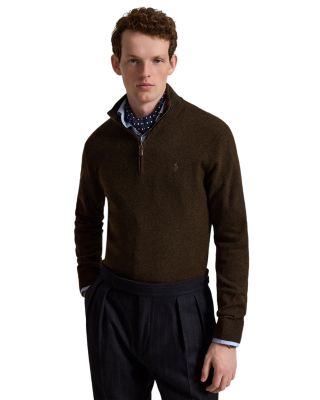 Quarter Zip Merino Wool Sweater