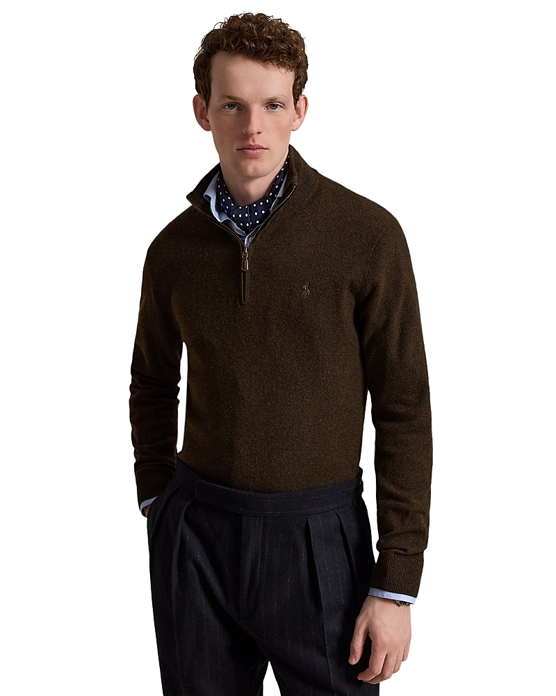 Polo Ralph Lauren Quarter Zip Merino Wool Sweater