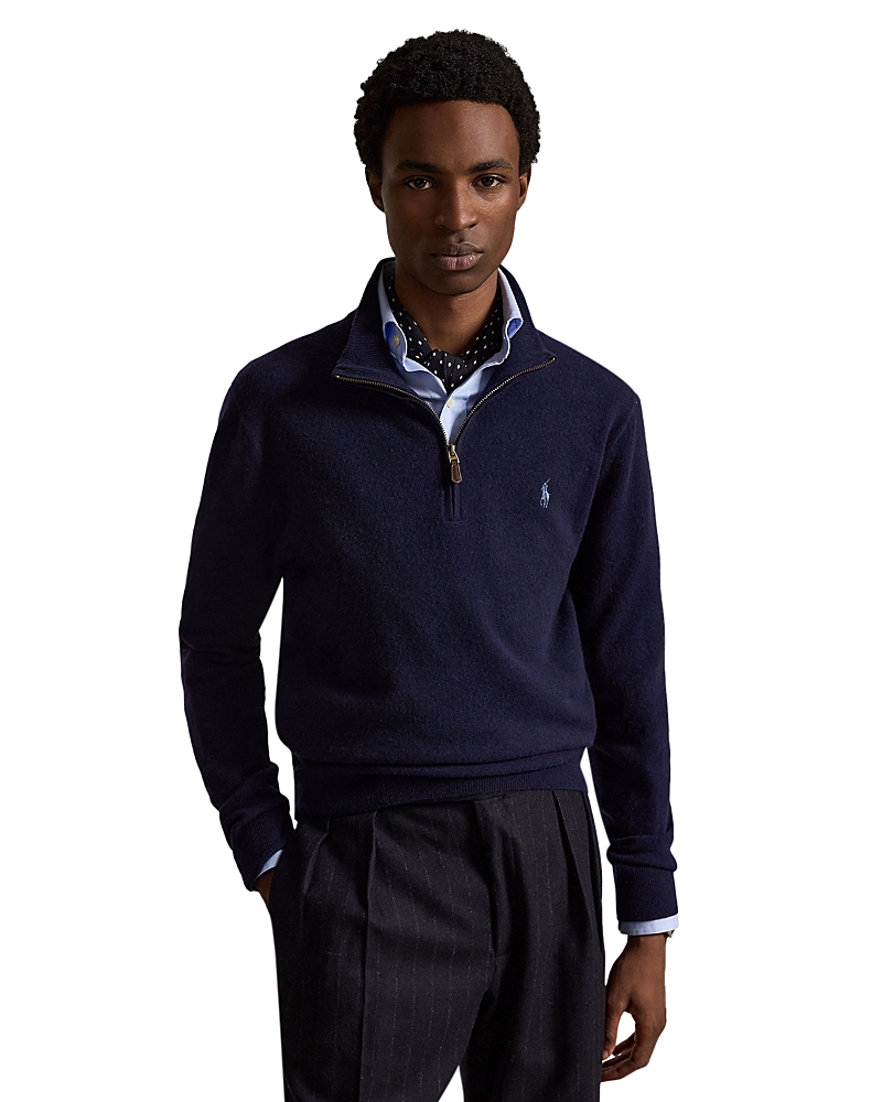 Polo Ralph Lauren Quarter Zip Merino Wool Sweater
