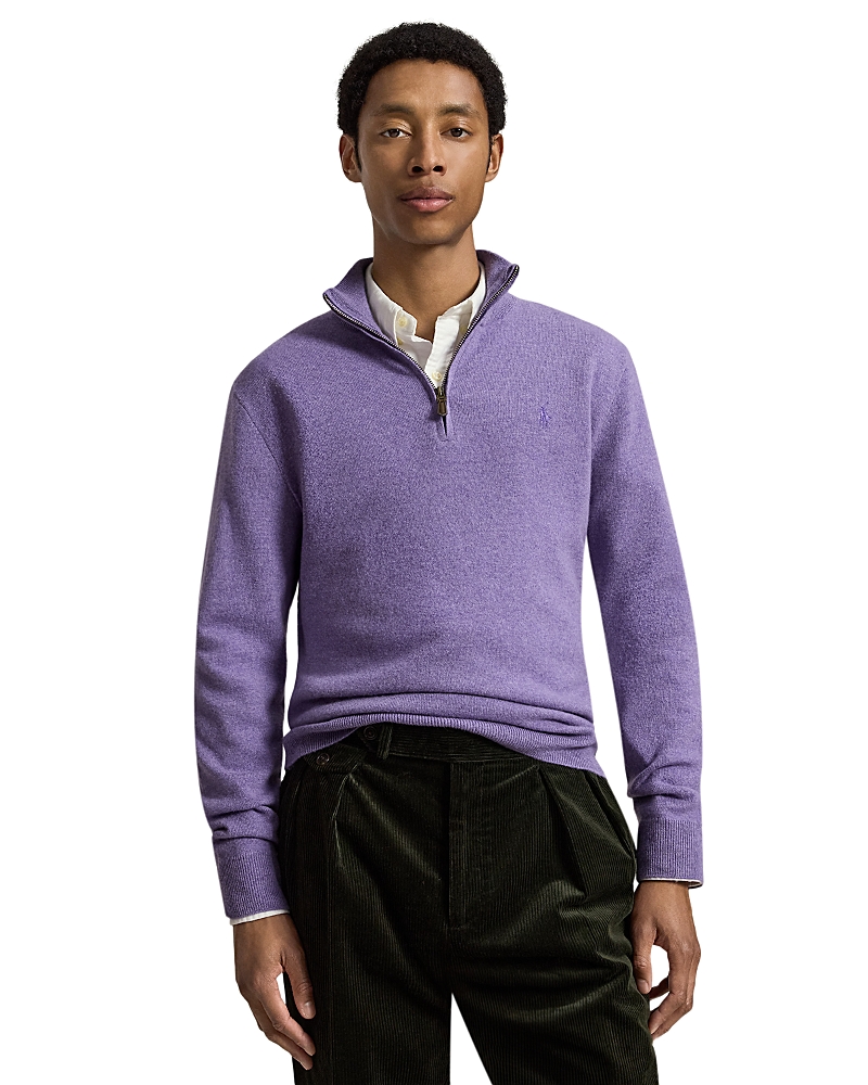 Polo Ralph Lauren Quarter Zip Merino Wool Sweater