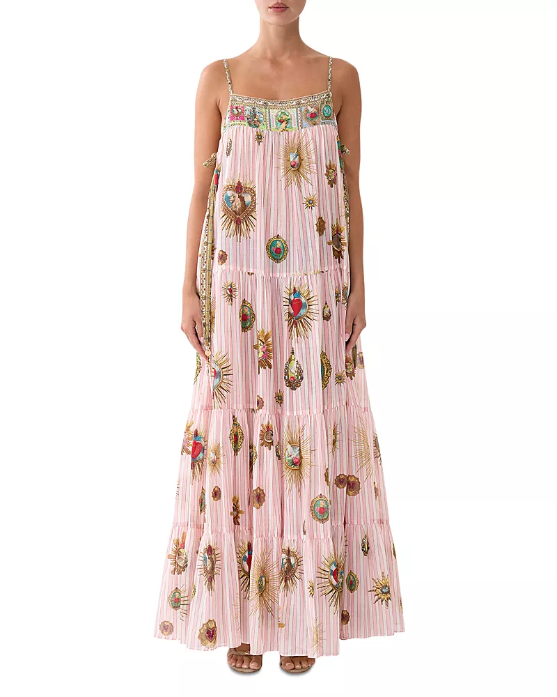 Camilla Printed Tiered Maxi Dress