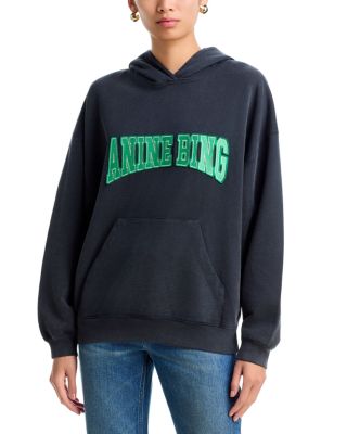 Harvey Cotton Logo Hoodie Sweatshirt