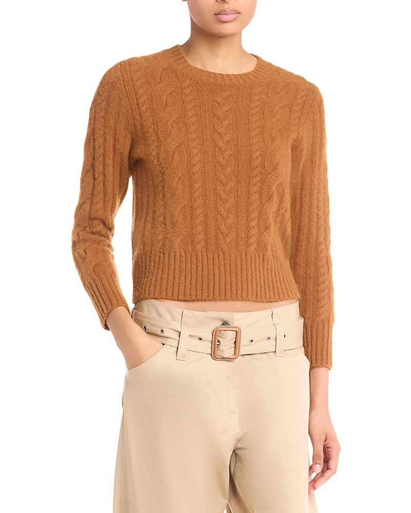 Acne Studios Cashmere Blend Cable Knit Sweater