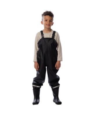 Unisex Rain Adjustable Suspender Reflective Ankle Overalls - Little Kid