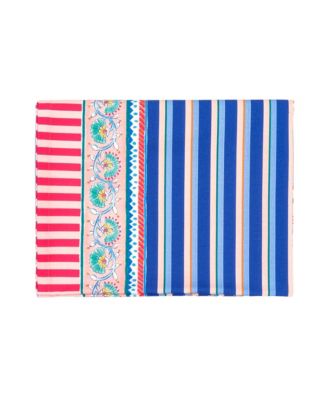  Nilufer Digital Printed Cotton Tablecloth, 63" x 94.5"