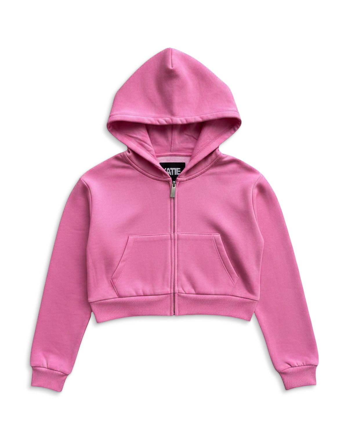 KatieJnyc Girls' Tween Cody Crop Zip Hoodie - Big Kid