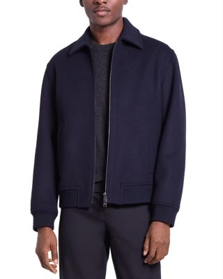 Melton Wool Bomber Jacket