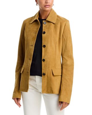 Suede Cinched Jacket