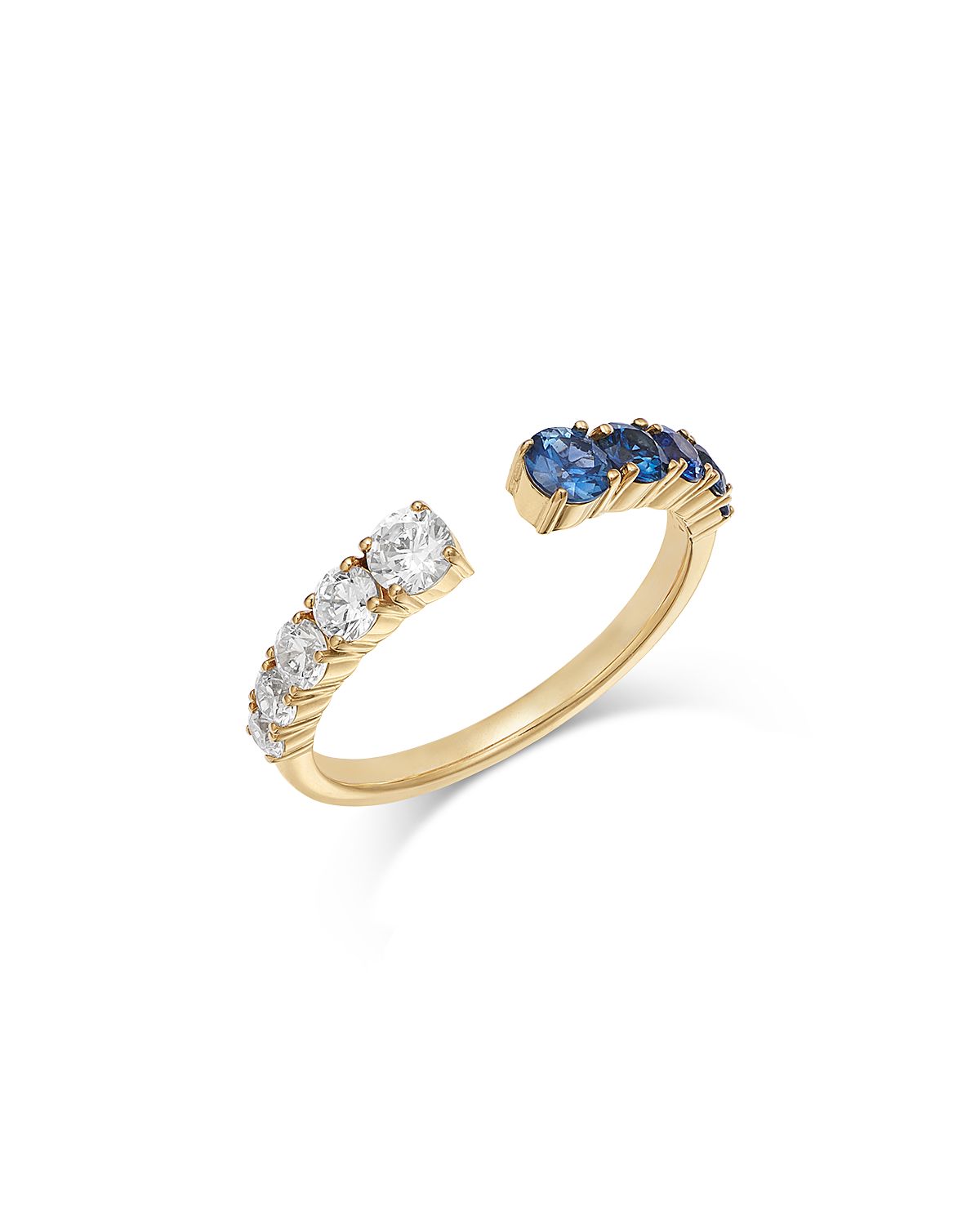 Bloomingdale's Fine Collection Diamond & Gemstone Open Ring