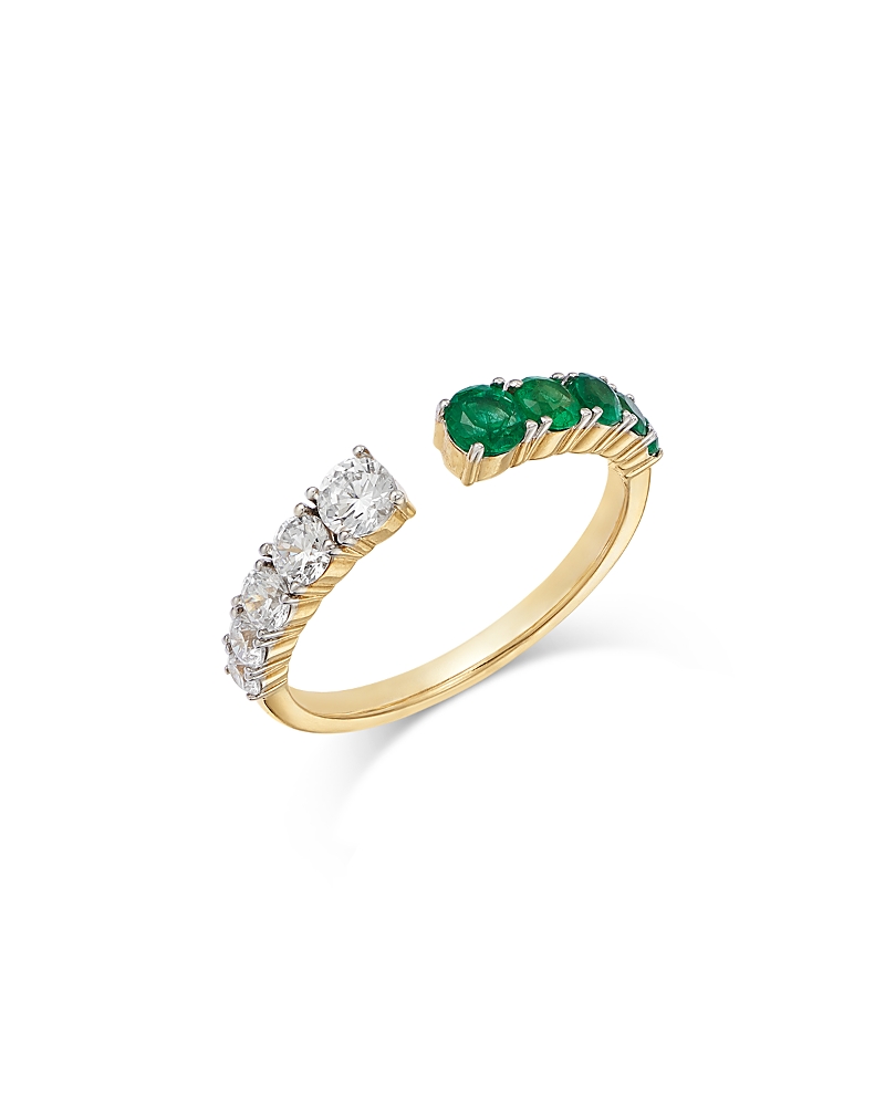 Bloomingdale's Fine Collection Diamond & Gemstone Open Ring in 14K Yellow Gold
