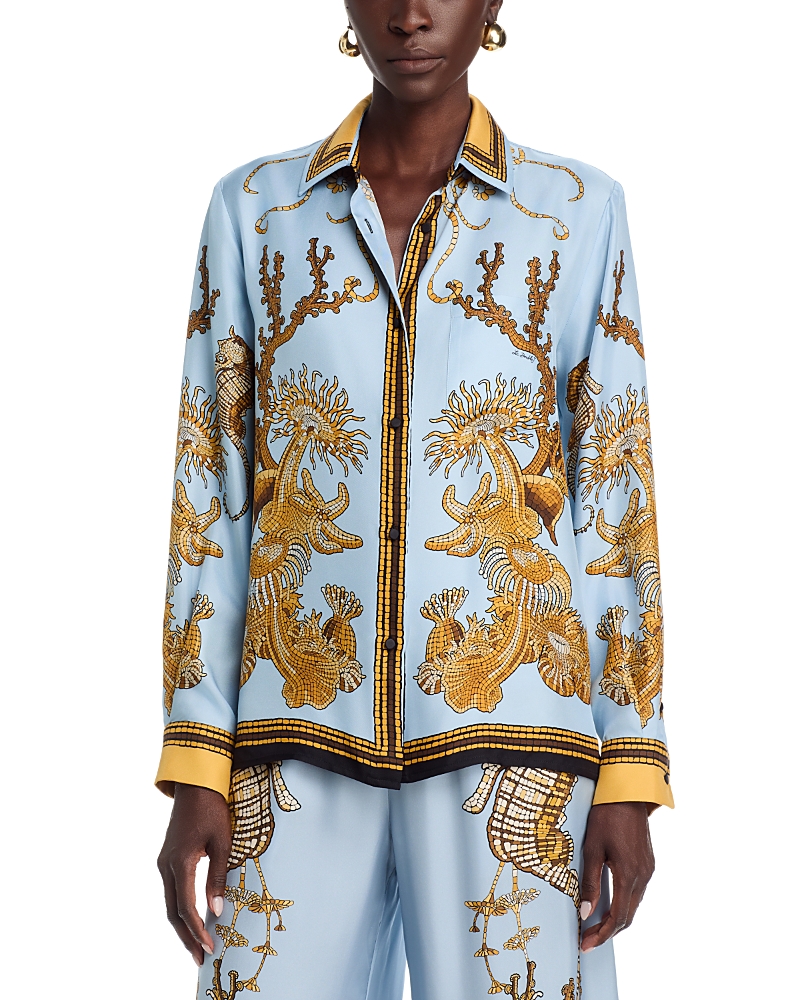 La DoubleJ Silk Placee Shirt