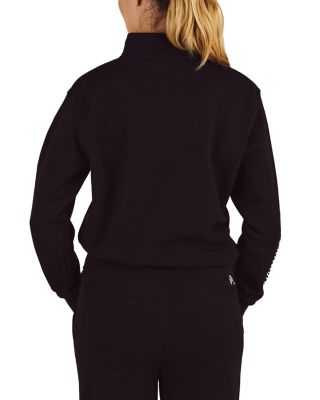 Delilah Cotton Half-Zip Sweatshirt - thumbnail 2