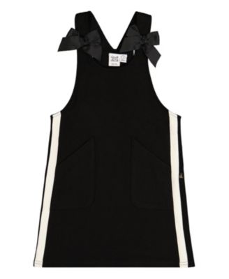 Girls' Milano Bow Strap Patch Pocket Jumper - Little Kid