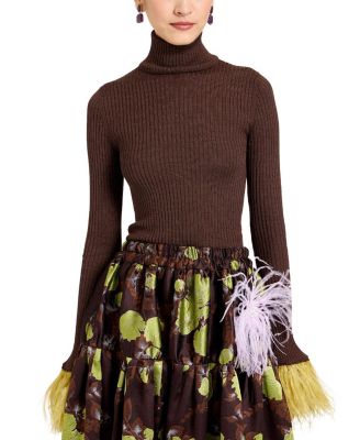 High Kick Top with Feathers