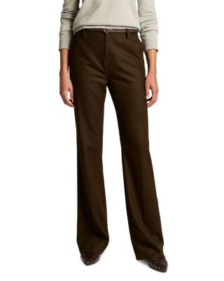 Simone Wool Blend Flare Pants