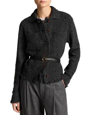 Cashmere Shrunken Donegal Jacket