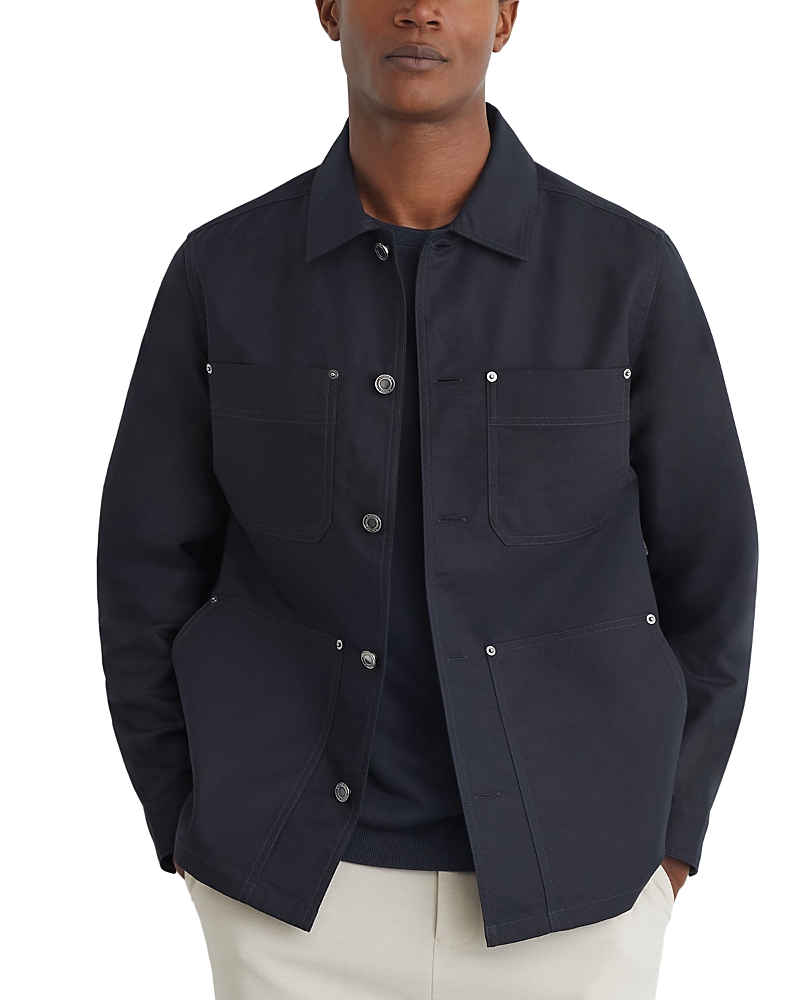 Reiss Yorker Twill Four Pocket Overshirt