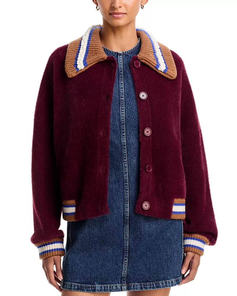 Essentiel Antwerp Kamore Collared Knit Jacket