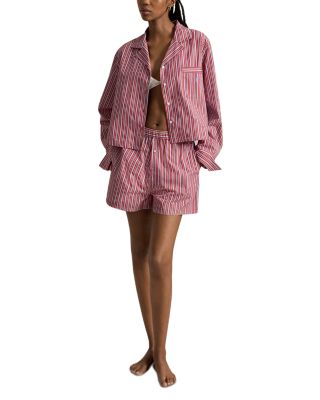 Cropped Shirt & Boxer Sleep Set