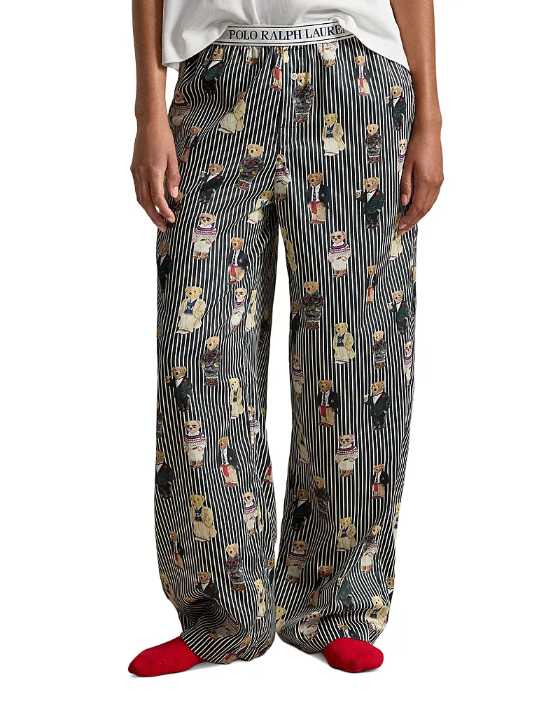 Polo Ralph Lauren Winter Bear Long Pajama Bottoms